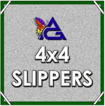 4x4 Slippers, Slip On 4'x4' Nets, Flags, Scrims