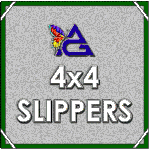 4x4 Slippers, Slip On 4'x4' Nets, Flags, Scrims