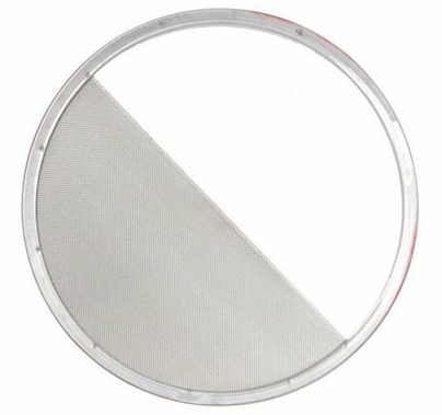 7-3/4" Half Single Stainless Steel Diffusion Scrim