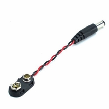 9V Battery to Barrel Adapter Cable