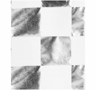 Advantage 12'x12' Checkerboard Lame (Silver - White) with Bag