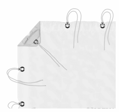 Advantage 12'x12' Muslin - Bleached w/Bag  M1212.08