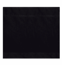 Advantage 4ft Wag Flag Fabric Cover 48"x48" | Solid Black