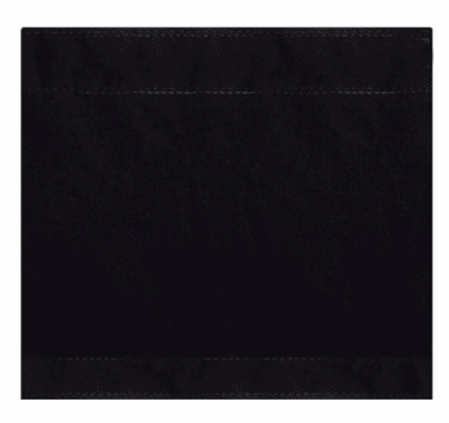Advantage 4ft Wag Flag Fabric Cover 48"x48" | Solid Black