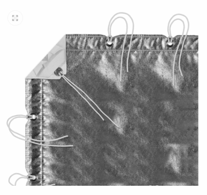 Advantage 6x6 Silver Lame Reflector M0606.17