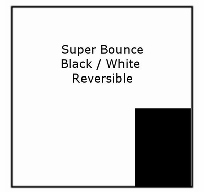 Advantage 6x6 Super Bounce Black and Photo White