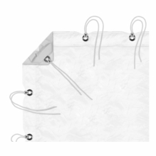 Advantage 8x8 Silent Light (1/2) Grid Cloth w/Bag, M0808.48