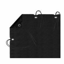 Advantage 8x8 Solid Black w/Bag  M0808.06