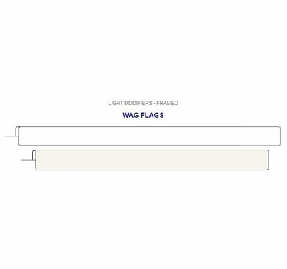 Advantage Grip Wag Flag 6ft Bleached Muslin Diffusion