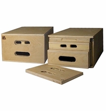 Advantage  "Set in One" Wood Apple Box Set, Nesting