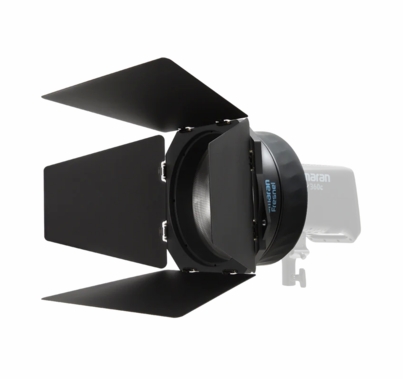 amaran Fresnel Lens and 4-Leaf Barndoor