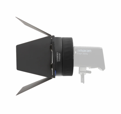 amaran Fresnel Lens and 4-Leaf Barndoor