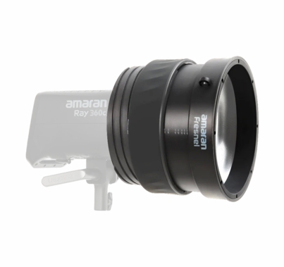 amaran Fresnel Lens and 4-Leaf Barndoor