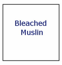 American 8x8 Bleached Muslin BF228