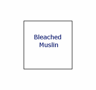 American 8x8 Bleached Muslin BF228