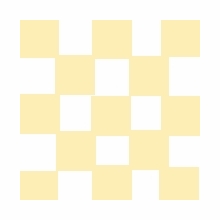 American 8x8 Checkerboard Gold / Silver Lisa Marie BF158