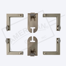 American Grip 12x12' Frame (4) 12' x 1" Sq Alum, 4 Corners & 2 Removable Ear Sliders