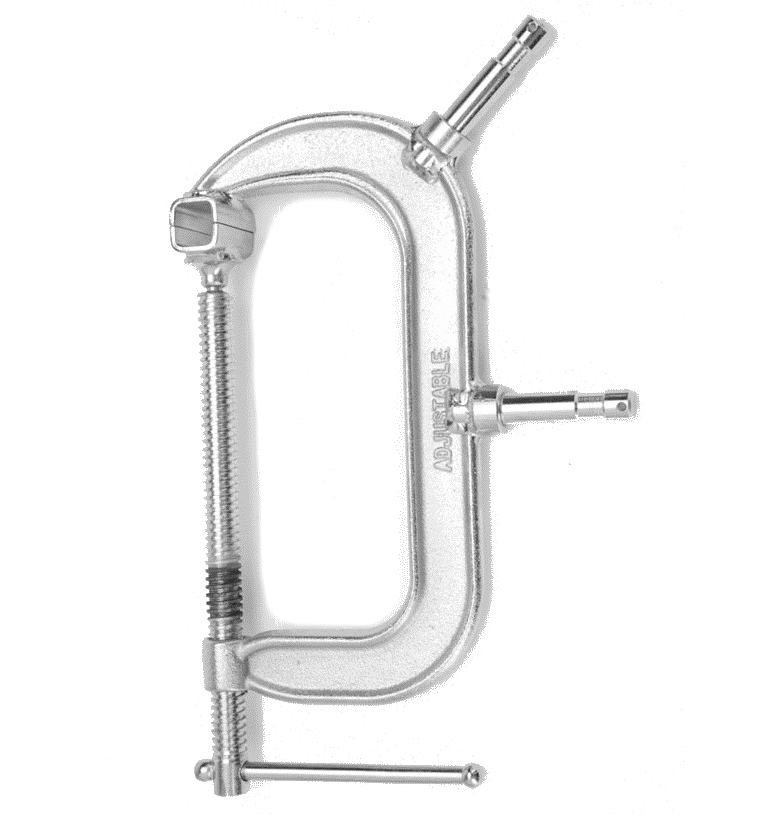 American Grip 8 Inch CClamp with Baby Pins BarnDoor