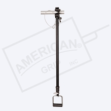 American Grip Alum Medium Duty 3' to 6' Adjustable Extension, Black