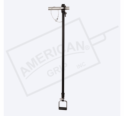 American Grip Alum Medium Duty 4' to 8' Adjustable Extension, Black