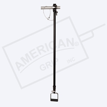 American Grip Alum Medium Duty 4' to 8' Adjustable Extension, Black