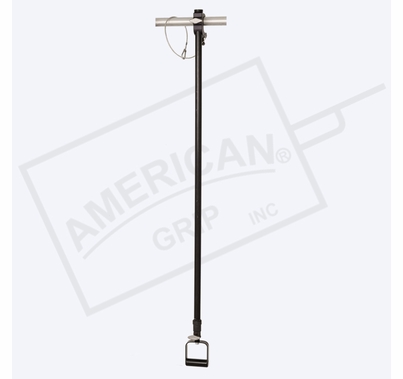 American Grip Alum Medium Duty 5' to 10' Adjustable Extension, Black