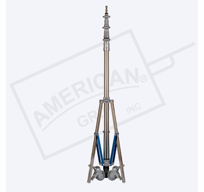 American Grip Baby Roller Stand 3-Rise 3/4" x 24" Leg (STEEL RISERS)