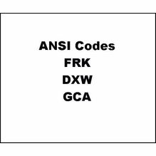 Ansi Codes for Bulbs and Lamps