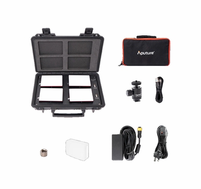 Aputure MC 4-Light Travel Kit LED Full Color