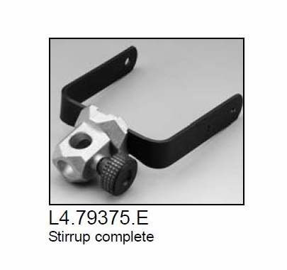 Arri 150 Fresnel Complete Stirrup / Yoke, Part L4.79375.E