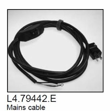 Arri 150 Fresnel Main Power Cable Cord with Switch & Plug, L4.79442.E