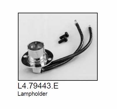 Arri 150 Fresnel Replacement Lamp Socket 120V with Leads, L4.79443.E