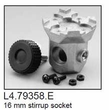 Arri 150 Fresnel Stirrup Socket Baby 5/8" Mount, Part L4.79358.E