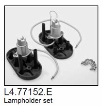 Arri Arrilite 2000 Open Face Lamp Socket / Lamp Holder, Part L4-77152-E