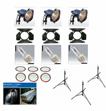 Arri Arrilite 750+ / 3 Light Kit w/ Wheels,  LK.0005640