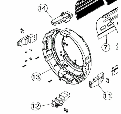 Arri M18 Side Accessory Bracket Long w/ Head Screws