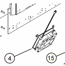 Arri Skypanel S60-C Fan Replacement Part
