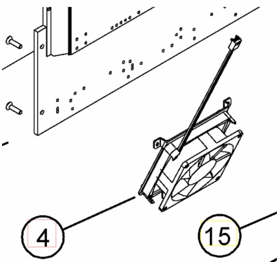 Arri Skypanel S60-C Fan Replacement Part