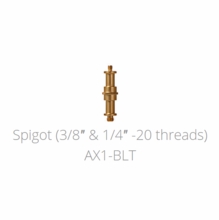 Astera Double Ended Spigot 1/4 -  20 and 3/8 Threads