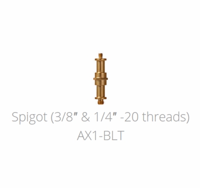 Astera Double Ended Spigot 1/4 -  20 and 3/8 Threads