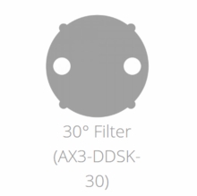 Astera LED 30 Degree Diffusion Filter for AX3 Lightdrop
