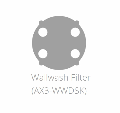 Astera LED AX3 Lightdrop Wall Wash Filter