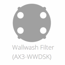 Astera LED AX3 Lightdrop Wall Wash Filter
