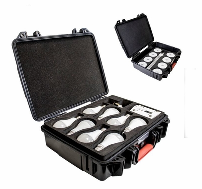 Astera LED NYX Bulbs Set of 8 w/ Powerstation and Case