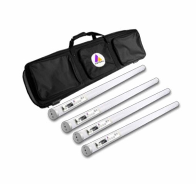 Astera LED Set of (4) Titan Tubes with Soft Bag