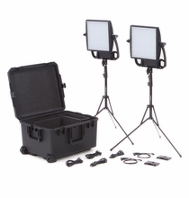 Astra 6X 1x1 LED Duo Traveler Kit - GOLD MOUNT