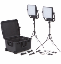 Astra 6X 1x1 LED Duo Traveler Light Kit  V-MOUNT
