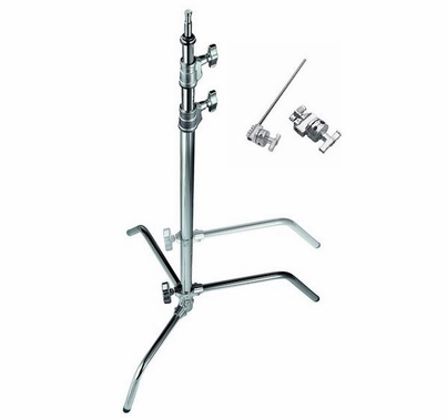 Avenger 40 inch C Stand / Grip Stand Sliding Leg w/ Head & Arm A2033LKit