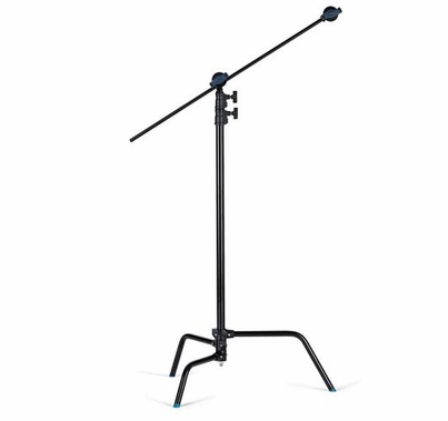 Avenger Black 40in C Stand  w/Head and Arm A2033FCBKit