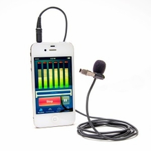 Azden Lavalier Mic Lapel Microphone for iPhone